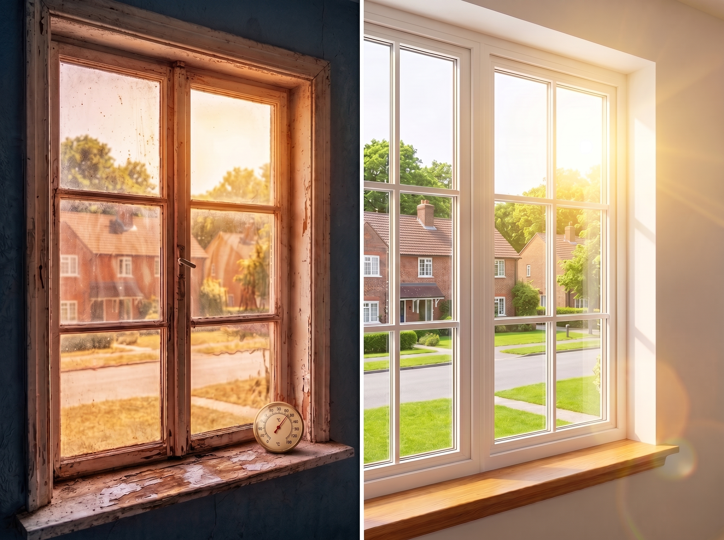 Hot room near old window